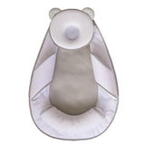 Candide Panda Air Circulation Sleeping Pad With Ergonomic Newborn Sleeping Pillow - White/ Grey