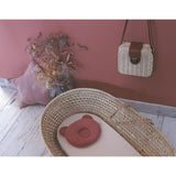 Candide P'tit Panda Memory Foam Baby Pillow - Red Brown