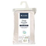 Candide Jersey Cotton Very Soft Fitted Sheet - White - 70 x 140 cm
