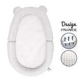 Candide Cotton Air Circulation Baby Sleeping Nest - Grey/ White