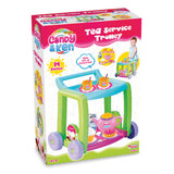 Dede Candy & Ken Tea Service Trolley 14Pcs