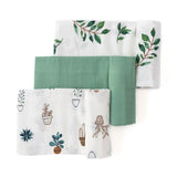 Anvi Baby Set Swaddle - Green Planet
