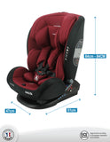 Nania Malta Convertible Infant Carseat - Red Black