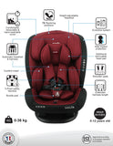 Nania Malta Convertible Infant Carseat - Red Black