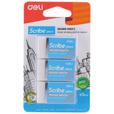 Deli Eraser - White (Pack of 3) EH00311