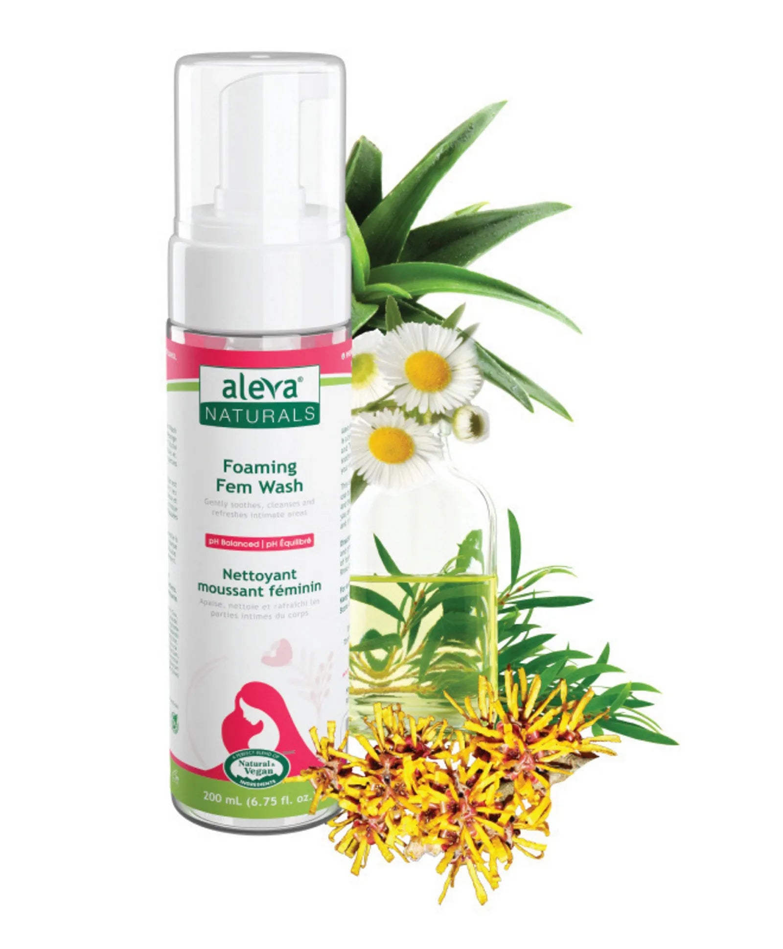 Aleva Naturals Maternal Care Foaming Fem Wash - 200ml - Laadlee