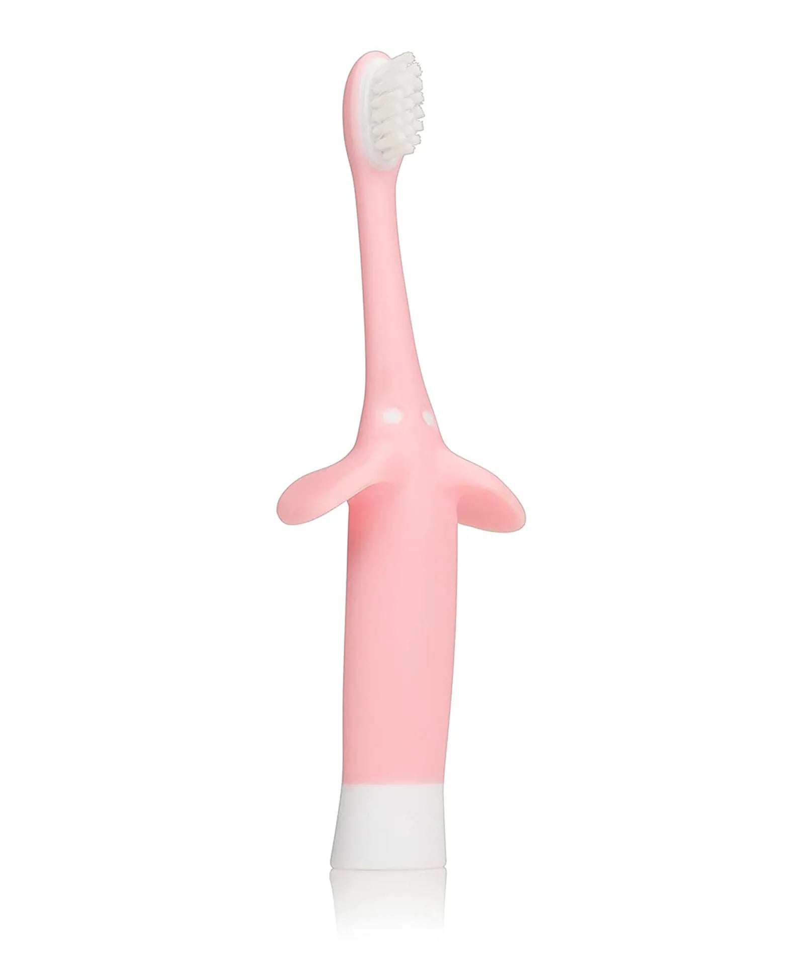 Dr. Brown's Infant-To-Toddler Elephant Toothbrush - Pink - Laadlee