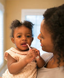 Dr. Brown's Infant-To-Toddler Elephant Toothbrush - Pink - Laadlee