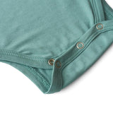 Anvi Baby Organic Bamboo Spandex Bodysuit - Soft Sage