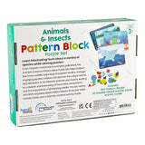 Learning Resources Animals & Insects Pattern Block Puzzle Set