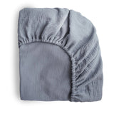 Mushie Crib Sheet Medium Tradewinds - Laadlee