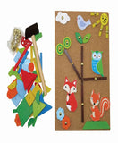 Andreu Toys Wooden Pin-Cork Forest Friends Tap A Shape Set - Laadlee