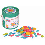 Lelin Wooden Mosaic Blocks - 250pcs