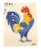 Viga Montessori Puzzle Rooster