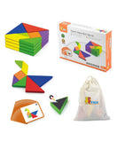 Viga Magnetic Tangram Block - 35Pcs Set
