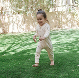 Tickle Tickle Red Olea Organic Zipup Sleepsuit - Laadlee