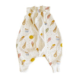 Tickle Tickle Organic Cotton Sleeping Bag With Feet - Happy Gelato