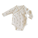 Tickle Tickle Desert Spiky Organic Fullsleeve Kimono Bodysuit - Laadlee