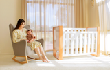 Babyhood Kaylula Malika Cot - Natural/White