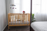 Babyhood Fold N Go Timber Cot - Natural