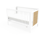 Babyhood Aliya Cot - White/Natural
