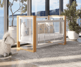 Babyhood Kaylula Bella Cot - Natural/White