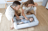 Babyhood Breathe Eze Cosy Crib Sleeping Pod - Drops Grey