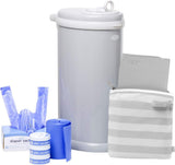 Ubbi Diaper Pail - Gift Set Gray