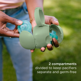 Ubbi On-The-Go Pacifier Holder - Sage
