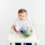 Ubbi Tweat Snack Container Twin Pack - Sage & Pink