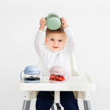 Ubbi Tweat Snack Container Twin Pack - Sage & Pink