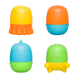 Ubbi Interchangeable Bath Toys - Pack of 4