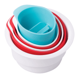 Ubbi Lighthouse Stacking Cups - Red, White, Blue (Pack of 3)