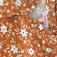 Jelliene All Over Printed Dress - Brown - Laadlee