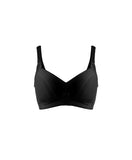 Okus Comfy Cotton Maternity & Nursing Bra - Black - Laadlee