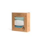 Anvi Baby Set of 3 Organic Bamboo Burp & Bib Cloth - Cirrus