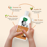 Mother Sparsh Milky Soft Baby Wash, Shampoo & Lotion 200ml - Pack of 3 - Laadlee