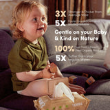 Terra Baby Wipes Manuka Honey 70s - 840pcs (Pack of 12)