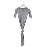 Anvi Baby Knotted Gown - Grey