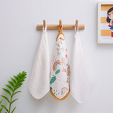 Anvi Baby Set of 3 Organic Bamboo Face Cloth - Unicorn