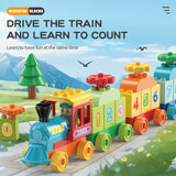 Feelo Digital Number Train Building Blocks Set - 56pcs
