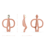 Matchstick Monkey Teether No Tail - Dusty Pink