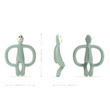 Matchstick Monkey Teether No Tail - Mint Green