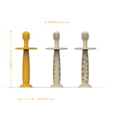 Matchstick Monkey Training Toothbrush With Stopper Lion and Giraffe (Pack of 2)