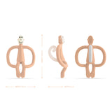 Matchstick Monkey Original Teether - Peach