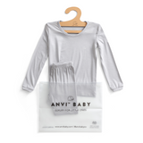 Anvi Baby Bamboo Spandex Pajama 18m-24m - Grey