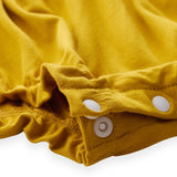 Anvi Baby Bamboo Ruffle Romper - Mustard