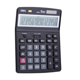 Deli Calculator Plastic 16 Digits Black 39259