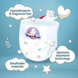 Yokosun Baby Diaper Pants, Size 3 - M (6-10 kg) 58 Pcs