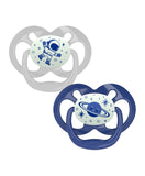 Dr. Brown's Advantage Stage 2 Glow In The Dark Pacifier- Pack of 2 - Blue - Laadlee